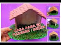 DIY| COMO HACER CASA PARA EL PESEBRE O BELEN*MANUALIDADES NAVIDEÑAS FACILES DE HACER