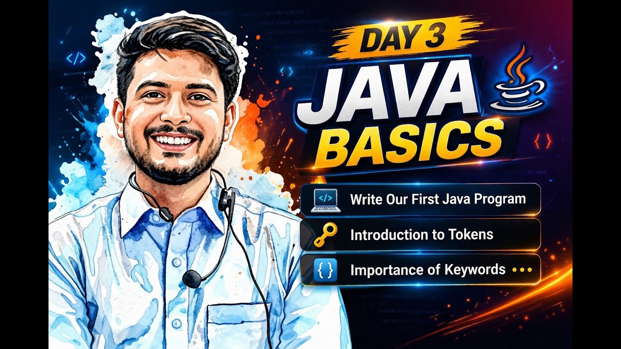 Java Tutorial for Beginners Day 3 | Real-Time Examples + Keywords ...