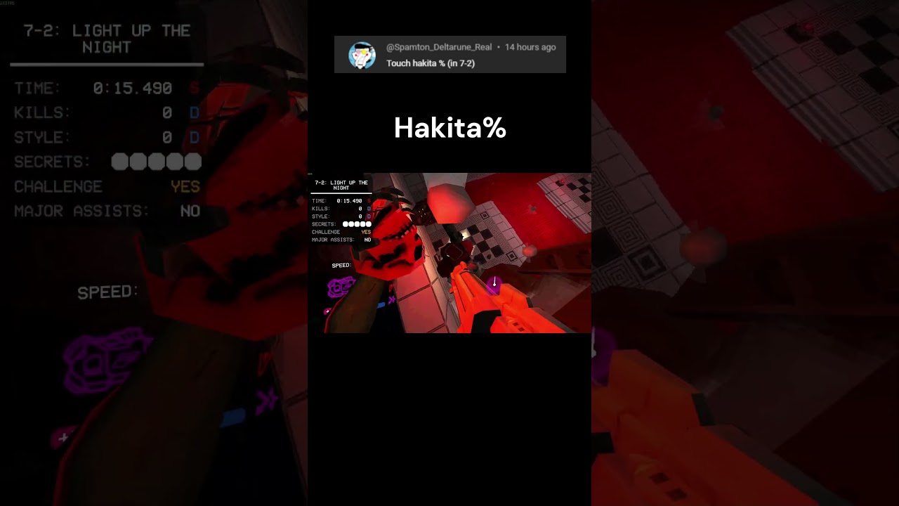 Touch Hakita% (7-2 edition) #ultrakill - YouTube