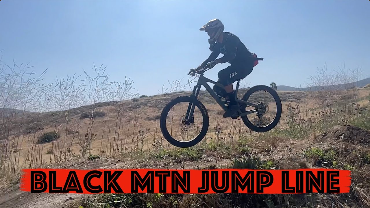 1st Time at Black Mountain Jump Line; Mountain Bike San Diego YouTube