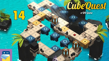 CubeQuest - a QB Game: Level 14 Solution + Secret & iOS Gameplay Walkthrough (by Stephan Goebel)