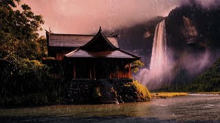 Underwater Cave Rain & Bioluminescent Echoes π | Deep Sea Sleep Therapy for Anxiety & Insomnia