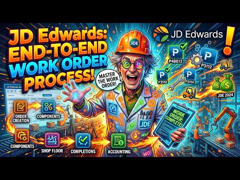 JD Edwards Discrete Manufacturing: End-to-End Work Order Process