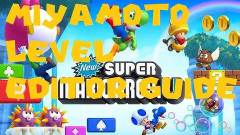 Miyamoto Level editor Setup Guide! :0