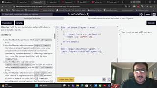 Js on freecodecamp - Restore a Coherent Narrative from an Array of Story Fragments