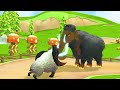 Epic Battle Prehistoric Elephant vs T-Rex Dinosaurs Vs 38 Wild Animals Animal Revolt Battle Simulato
