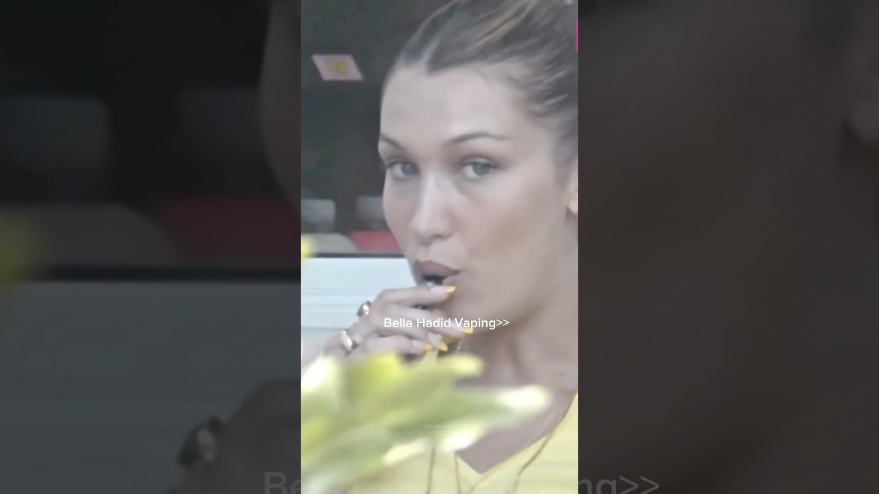 Bella Hadid Vaping 