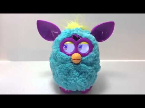 blue and purple furby