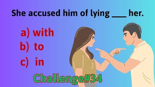 Preposition MCQ Test | Preposition in english  | Preposition for competitive exam | challenge#34 |