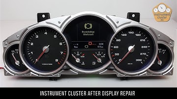 Porsche Cayenne display repair