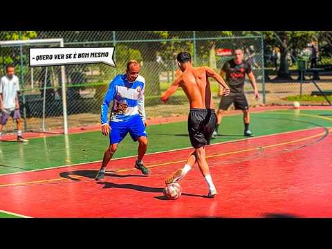 esse DRIBLE foi BRABO! "marcador nem entendeu"🔥- RACHÃO