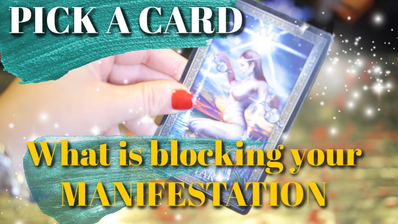 🔮PICK A CARD🔮 What is BLOCKING YOUR MANIFESTATION! Fix it now (Detailed psychic reading)