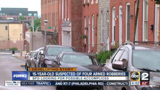 Police: 15-year-old arrested in connection to Federal Hill robberies