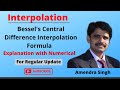 Bessel's Formula || How to Solve numerical by using Bessel's Formula