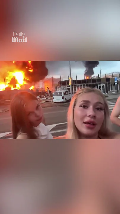 Russian influencers arrested for filming near flaming oil depot struck by Ukrainian drone attack Russian influencers arrested for filming near flaming oil depot struck by Ukrainian drone attack