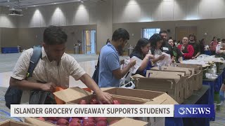 Islanders receive free groceries at grocery giveaway