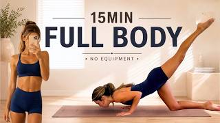 15MIN everyday full body pilates  // no equipment // beginner friendly (day 8)