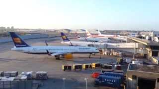 Terminal 7 & Aircraft As Seen From Jfk Airtrain In New York Short Video By Jfq