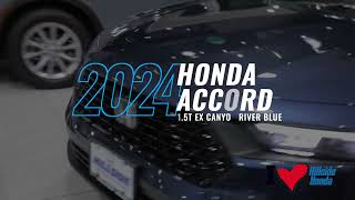 Hillside Honda  2024 Honda Accord EX (Canyon River Blue)  Queens, NY 11435