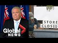 Doug Ford announcement today live