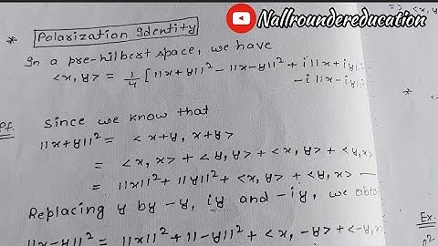 Inner product space and measure theory (lect-4)#msc_maths 4th sem @Nallroundereducation