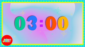 3 minutes Clean Up Song | 3 minutes countdown | Kids