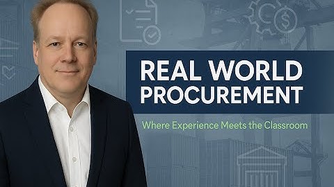 Three Procurement Personalities (Video #810)