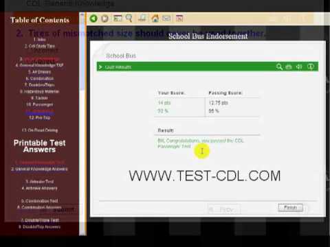 KENTUCKY CDL PRACTICE TEST SOFTWARE- Answers to the ...