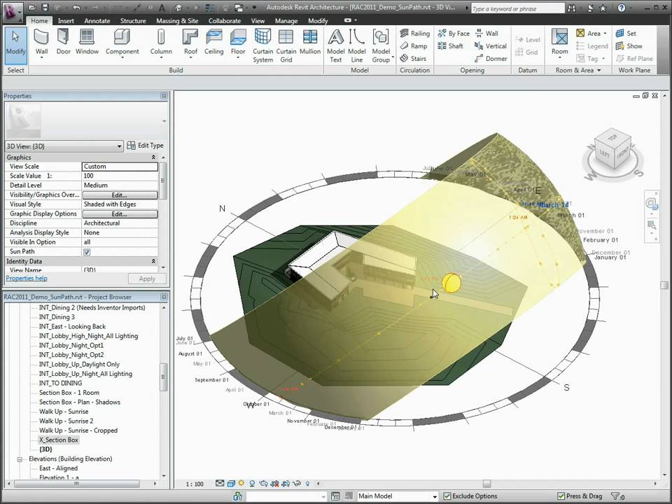 What U0026 39 S New In Revit Architecture 2011 - Sun Path