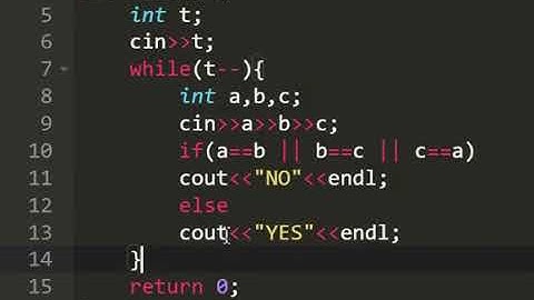 Scalene Triangle 14th December codechef #solution || STARTERS 69