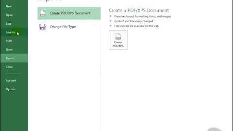 Microsoft Excel 2013 Tutorial 3  Backstage View