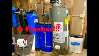 Gas Water Heater 6 Flashes!! NO HOT WATER!! Complete troubleshoot, FIX, tips, and Recommendations! screenshot 2