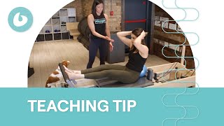 How to Feel your Abdominal Work during Footwork | Teaching Tip
