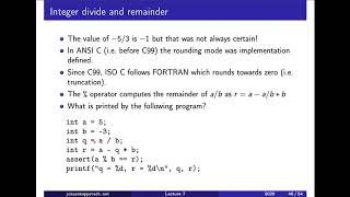 F07 / 12: 10.8 multiplicative expressions: *, / and % (level 3)