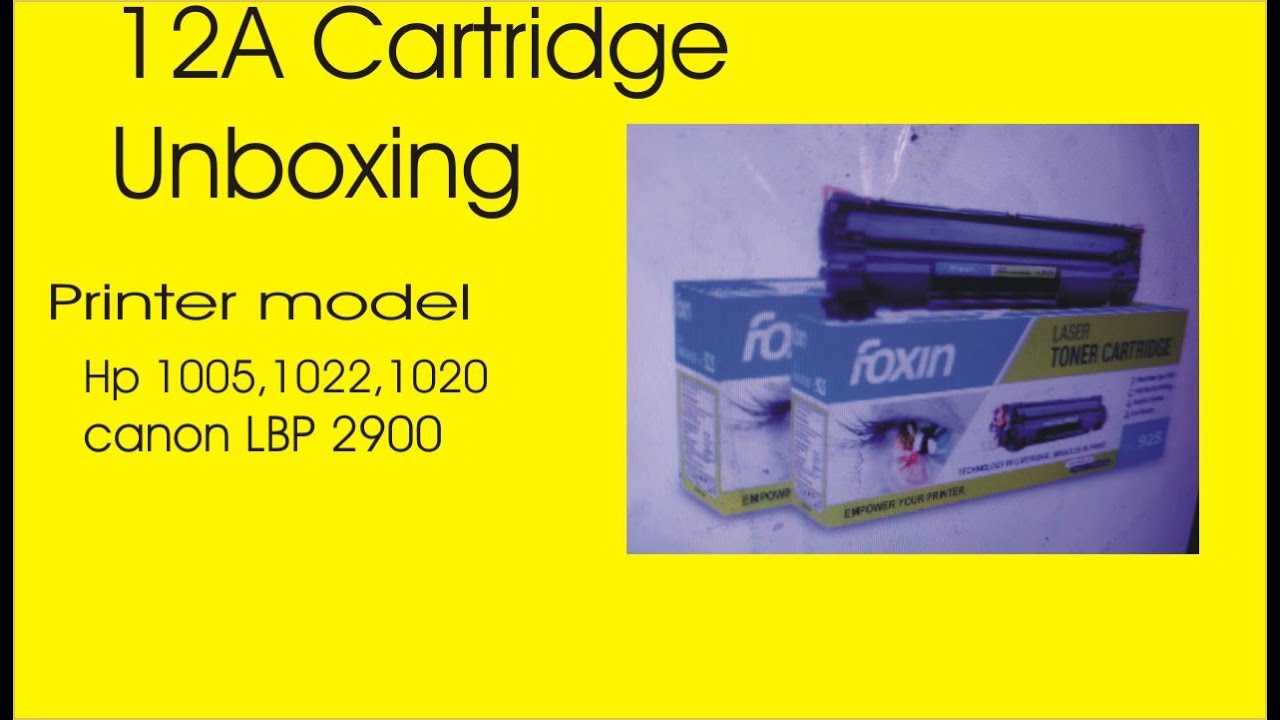 foxin cartridge 12a