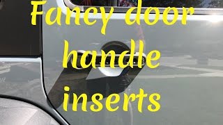 Jeep Wrangler JK Door Handle Inserts Install
