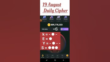 19 August Daily Cipher Code Hamster Kombat #shorts #ytshorts #youtubeshorts