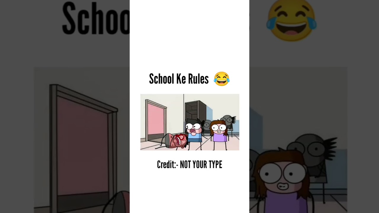 School ke rules funny anime video 