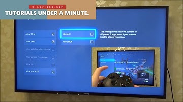 How to Setup 4K and HDR on Xbox One X