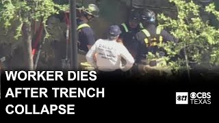 Worker dies after trench collapse beneath Northwest Dallas apartment building