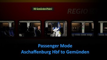 Train Sim World 2020: Main Spessart Bahn Passenger Mode - Aschaffenburg Hbf to Gemünden (DB BR 146)