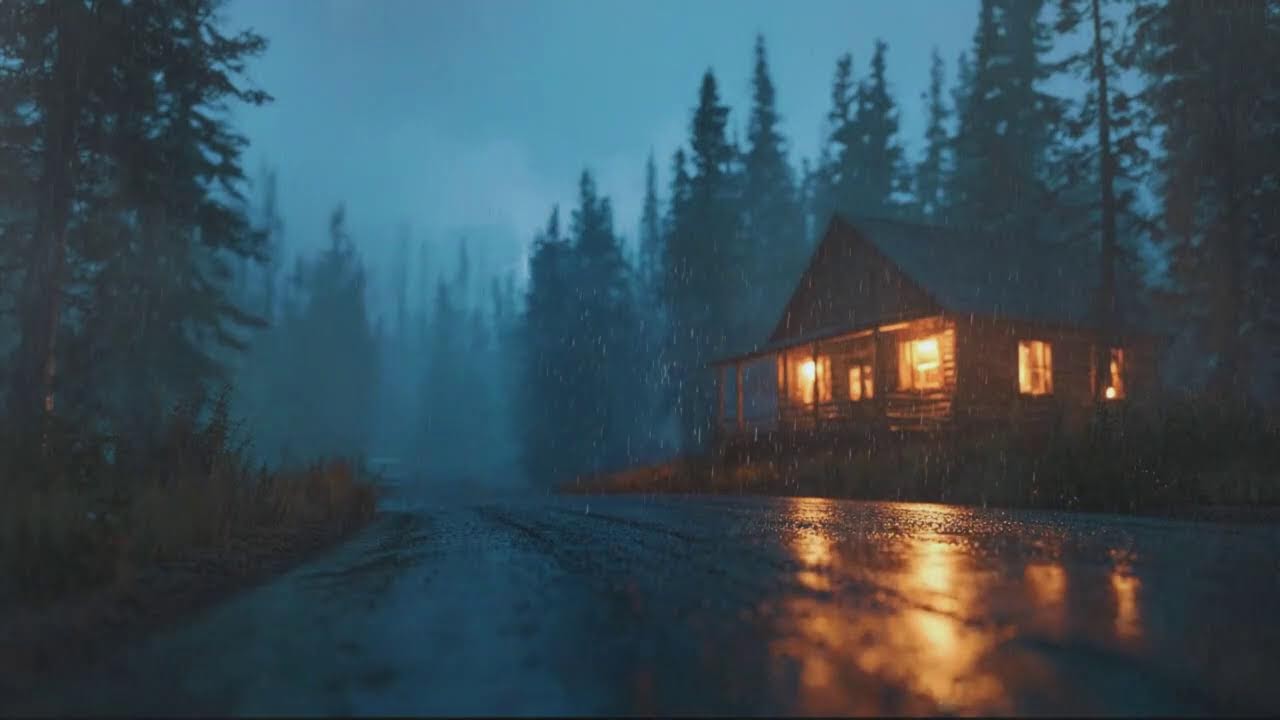 Extreme Night Rainstorm and Thunder for Mind Reset