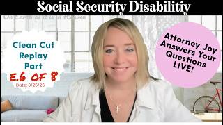 SSDI Strategy — Will Age 50, CDR Rules, or AI Change Your SSDI Case | E6 • 3/25/26