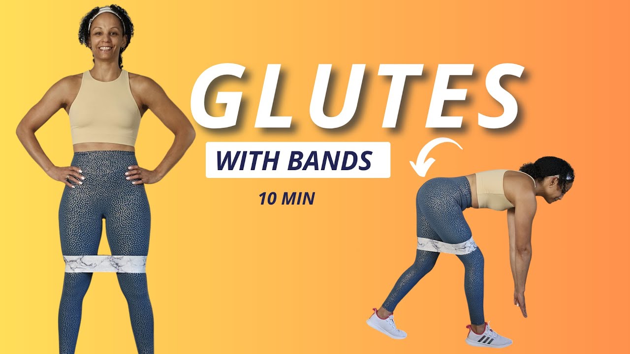 10 MIN Booty Band Workout At Home (Tone Your Glutes) - YouTube
