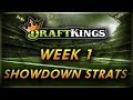 HOW TO WIN ON DRAFTKINGS' SINGLE GAME SHOWDOWN