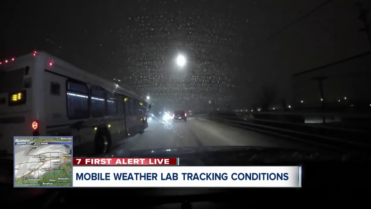 Slick conditions on the roads - YouTube