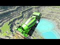 Leap Of Death Car Jumps &amp; Falls Into Pit With Water #3 – BeamNG Drive  Destroy with You