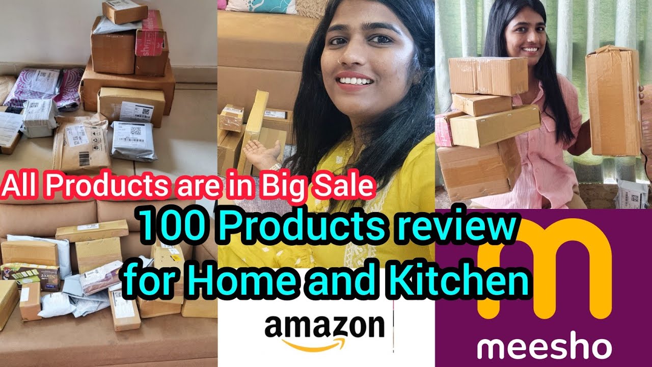 100+ MEESHO, AMAZON PRODUCTS REVIEW FOR HOME AND KITCHEN, MEESHOHAUL, AMAZON HAUL.