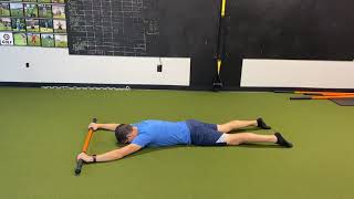 Stick Mobility Prone Lat Pulldowns