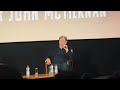 John McTiernan talks politics at Predator screening